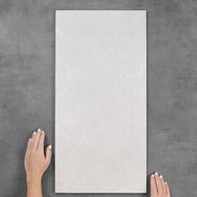 Cooper White Rectangle Porcelain Tile
